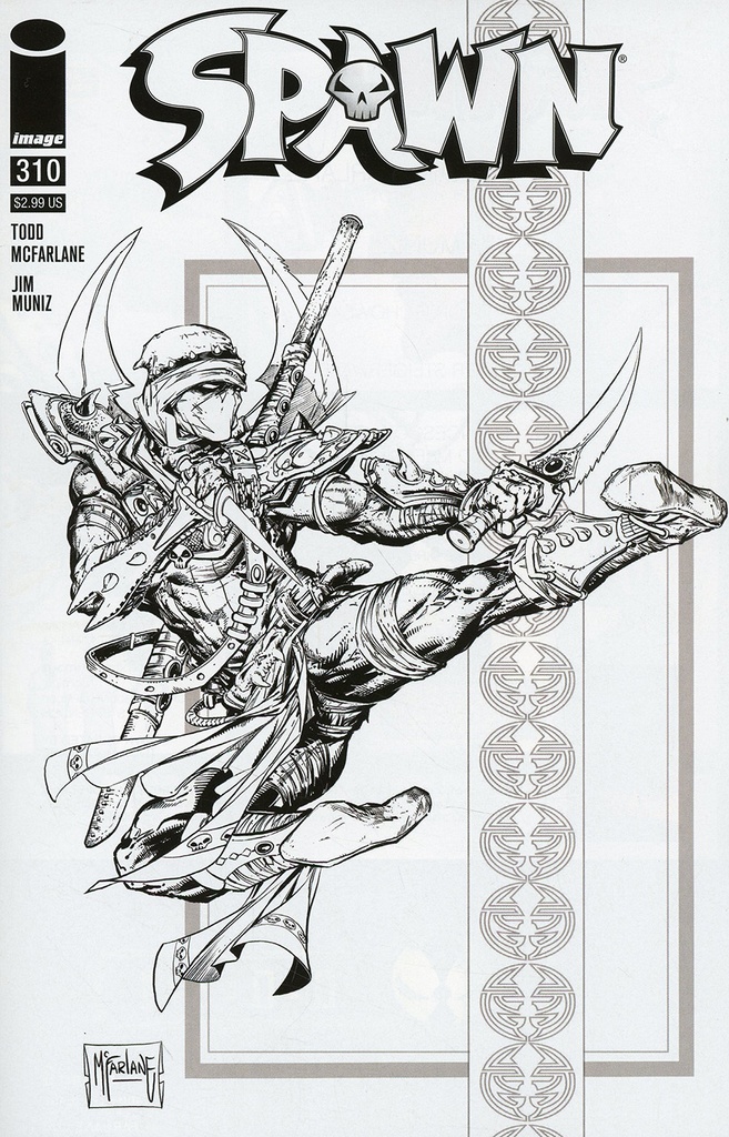 Spawn #310 (Cover D McFarlane Black & White)