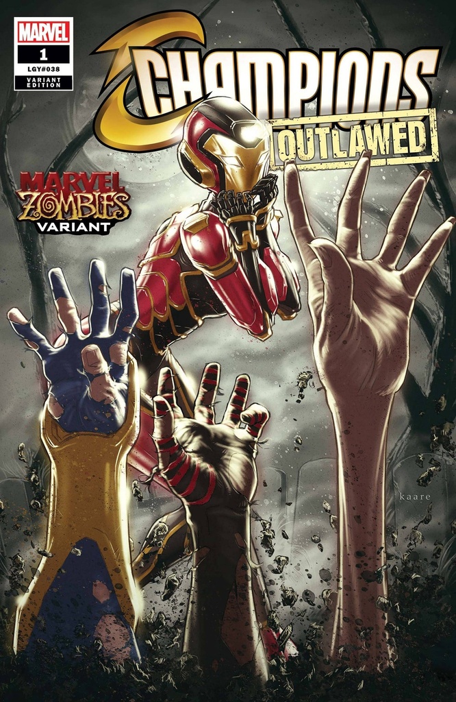 Champions #1 (Andrews Marvel Zombies Variant)