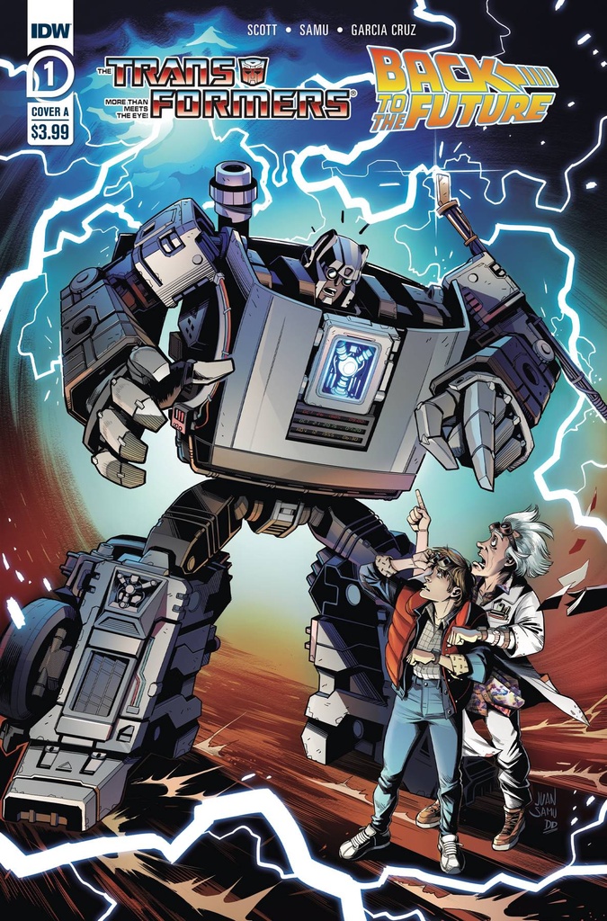 Transformers/Back to the Future #1 of 4 (Cover A Juan Samu)