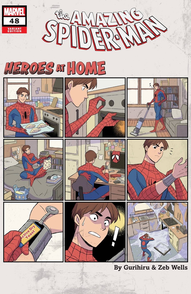 Amazing Spider-Man #48 (Gurihiru Heroes At Home Variant)