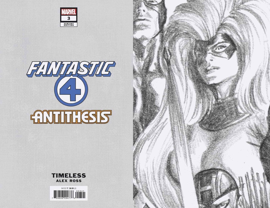 Fantastic Four: Antithesis #3 of 4 (Alex Ross Medusa Timeless Virgin Sketch Variant)