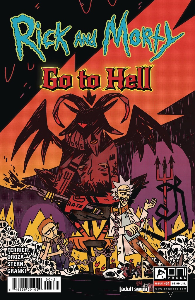 Rick and Morty: Go To Hell #4 (Cover B Enger)