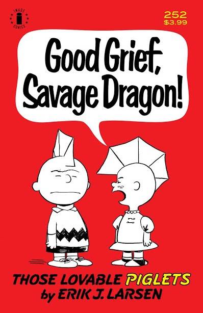 Savage Dragon #252 (2nd Printing Charlie Brown Parody Variant)