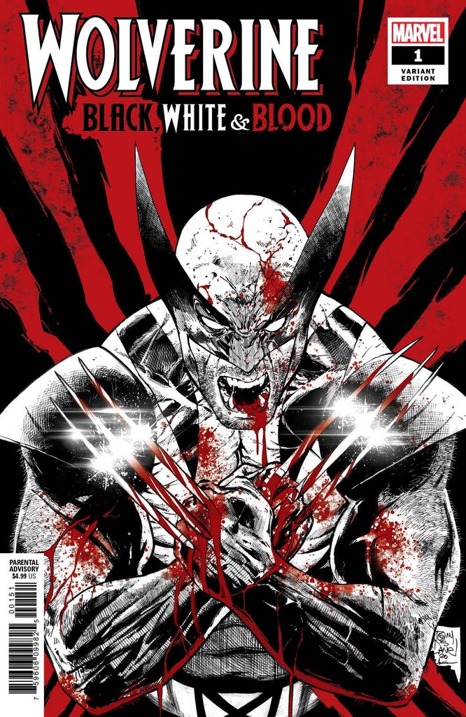 Wolverine: Black White & Blood #1 of 4 (MISPRINT Daniel Variant)