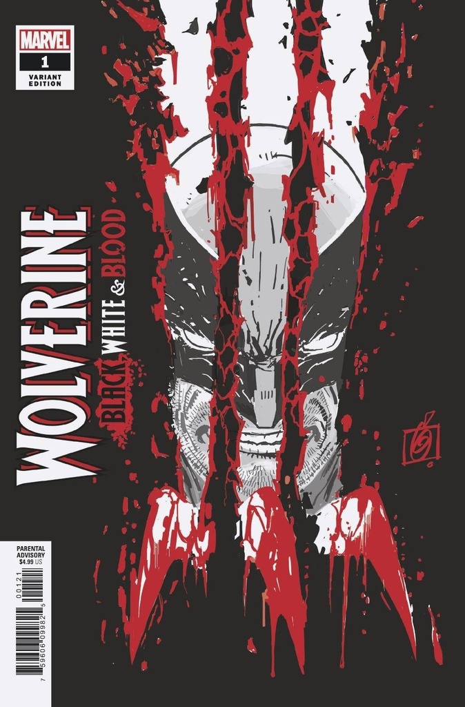 Wolverine: Black White & Blood #1 of 4 (MISPRINT Garney Variant)