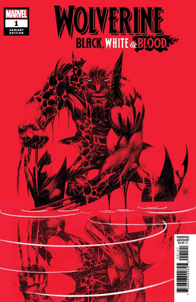 Wolverine: Black White & Blood #1 of 4 (MISPRINT Kubert Variant)