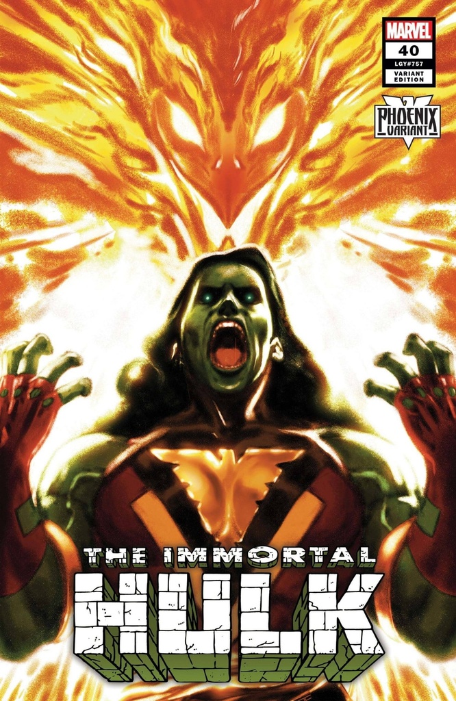 Immortal Hulk #40 (Clarke She-Hulk Phoenix Variant)