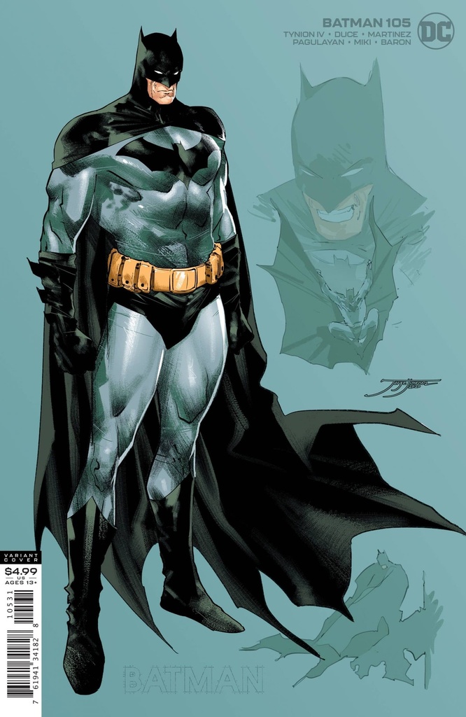 Batman #105 (1:25 Card Stock Jorge Jimenez Batman Variant)