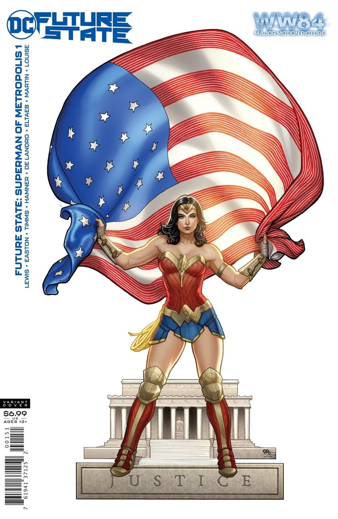 Future State: Superman of Metropolis #1 (Frank Cho Wonder Woman 84 Variant)