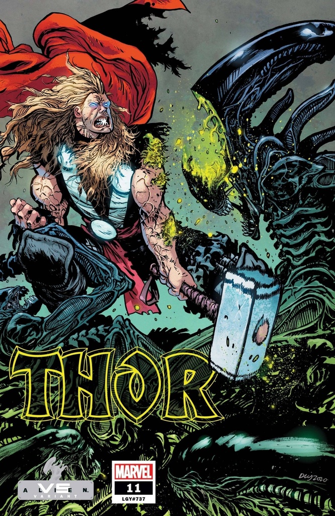 Thor #11 (Daniel Warren Johnson Marvel vs. Alien Variant)