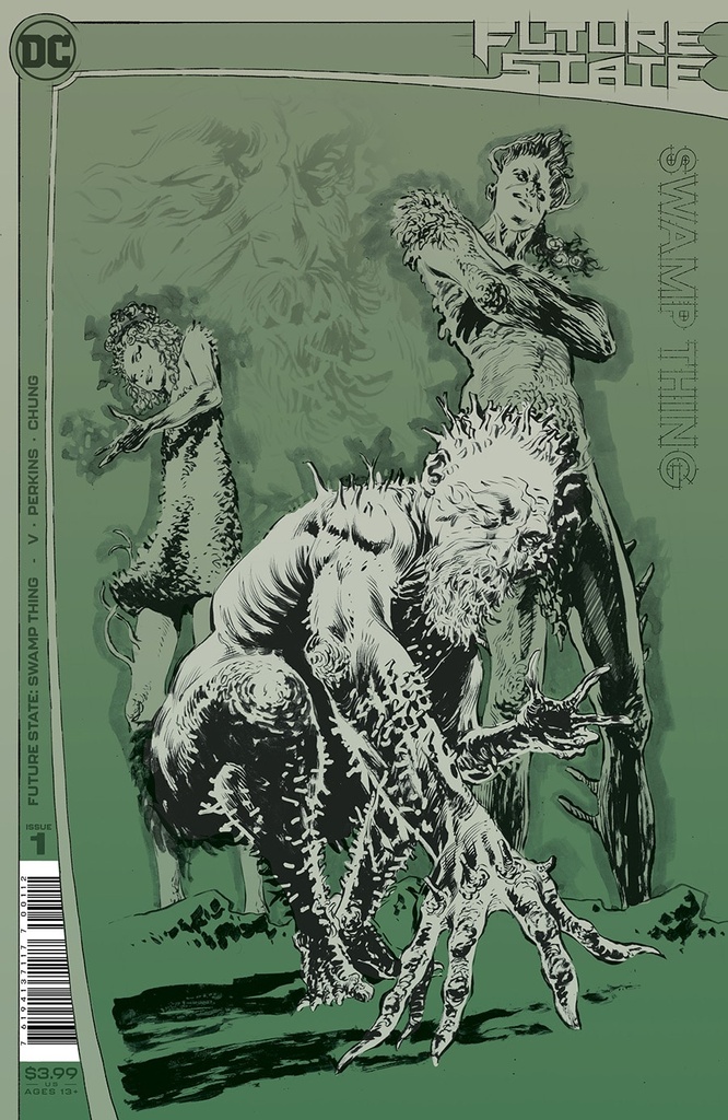 Future State: Swamp Thing #1 (2nd Printing Mike Perkins Design Variant)