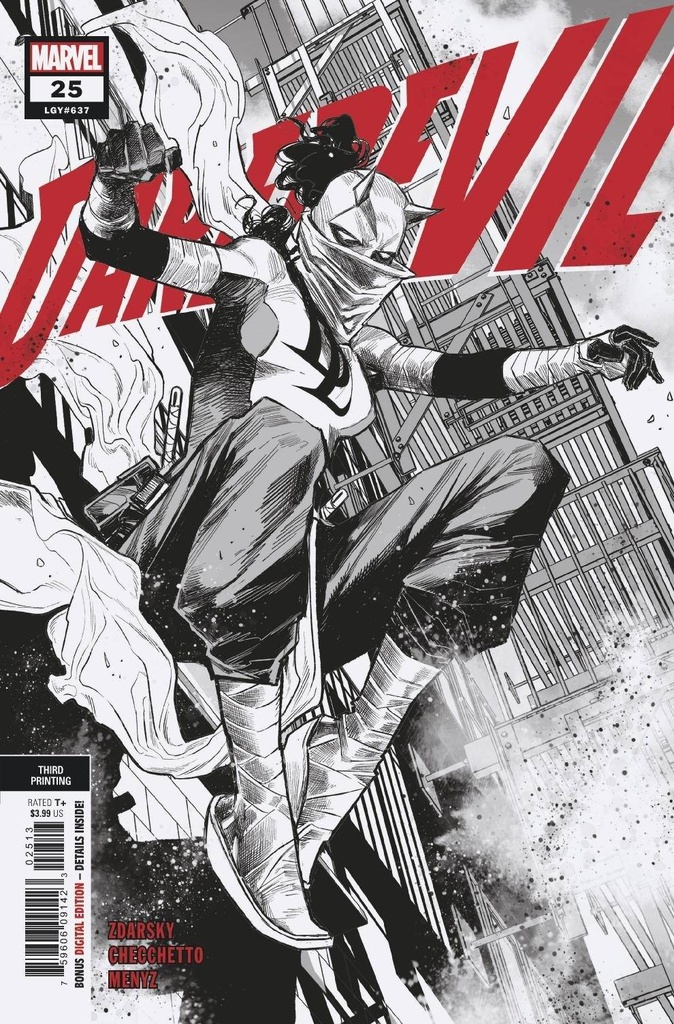 Daredevil #25 (3rd Printing Checchetto Variant)