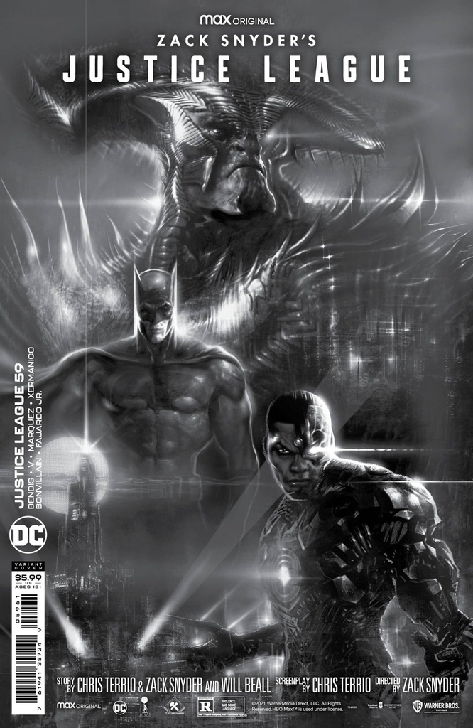 Justice League #59 (1:25 Liam Sharp Snyder Cut Card Stock Variant)