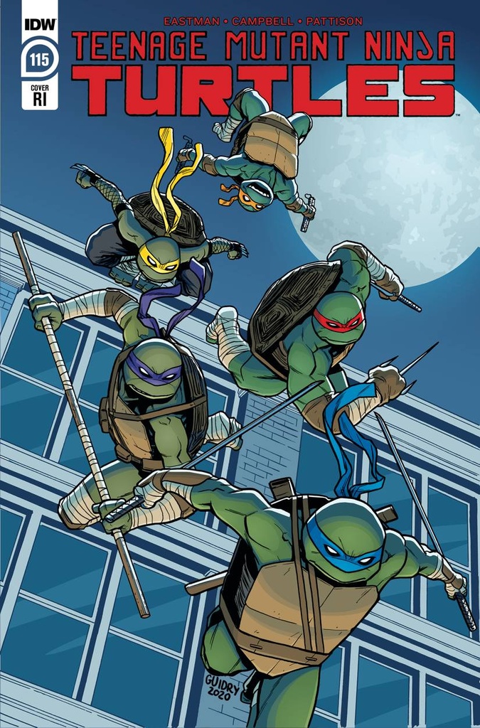 Teenage Mutant Ninja Turtles: Ongoing #115 (1:10 Gavin Guidry Variant)