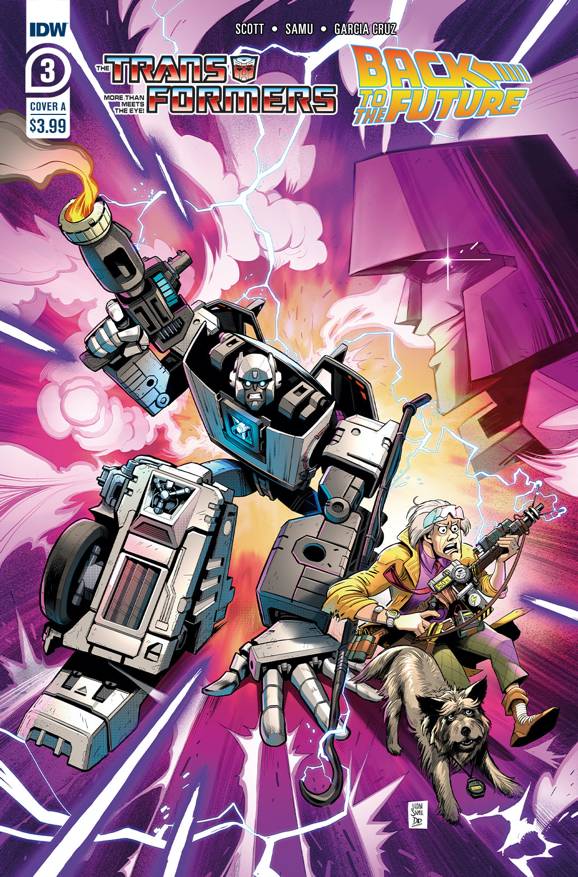 Transformers/Back to the Future #3 of 4 (Cover A Juan Samu)