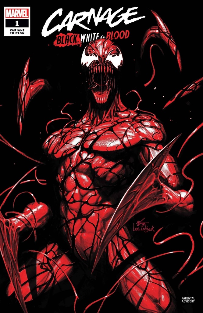 Carnage: Black White & Blood #1 of 4 (Inhyuk Lee Variant)