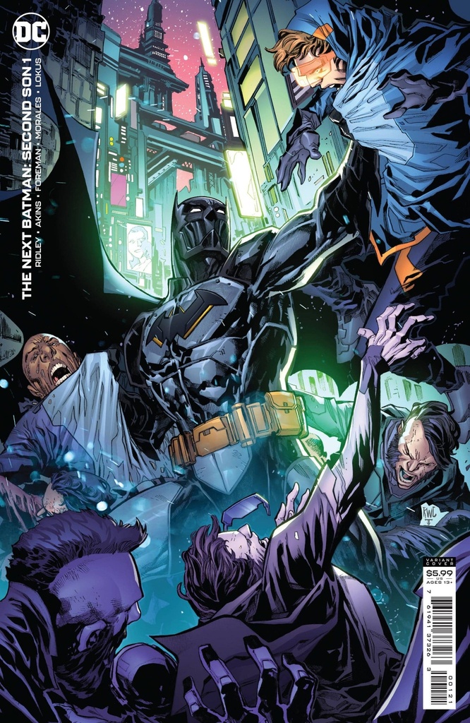 The Next Batman: Second Son #1 (Lashley Card Stock Variant)