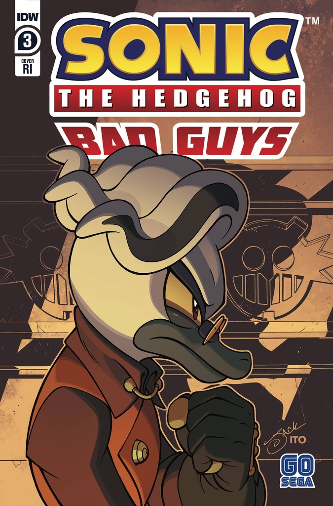 Sonic The Hedgehog: Bad Guys #3 of 4 (1:10 Lawrence Variant)