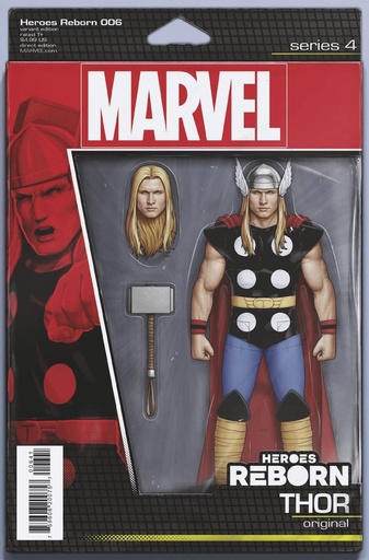 [APR210704] Heroes Reborn #6 of 7 (Christopher Action Figure Variant)