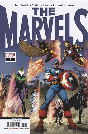 [MAR219365] The Marvels #1 (2nd Printing Yildiray Cinar Variant)