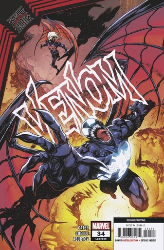 [MAR219367] Venom #34 (2nd Printing Iban Coello Variant)