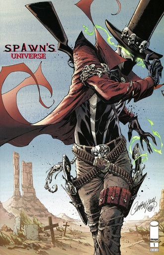 [APR210109] Spawn's Universe #1 (Cover B J Scott Campbell Gunslinger Spawn)