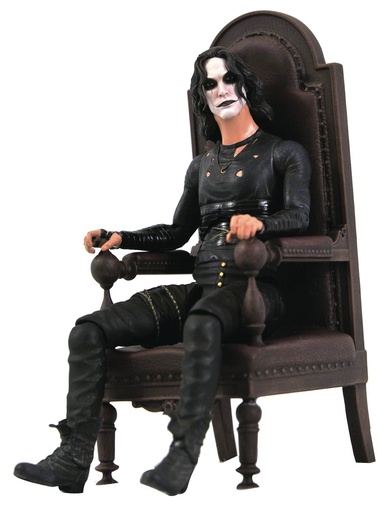 [FEB218595] Diamond Select - The Crow - Eric Draven/Chair SDCC Deluxe Action Figure 18 cm