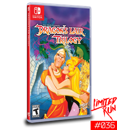 [LRG-SW-36] Limited Run #36: Dragon's Lair Trilogy - Nintendo Switch (Sealed w/ Cards)