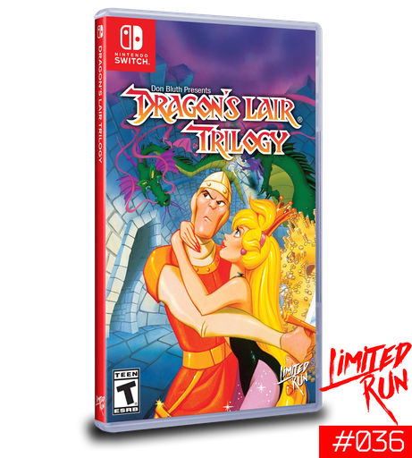 [LRG-SW-36] Limited Run #36: Dragon's Lair Trilogy - Nintendo Switch (Sealed w/ Cards)