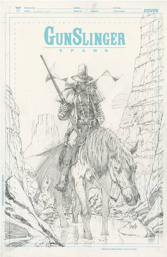 [JUL219303] Gunslinger Spawn #1 (Cover H 1:50 Greg Capullo Sketch)