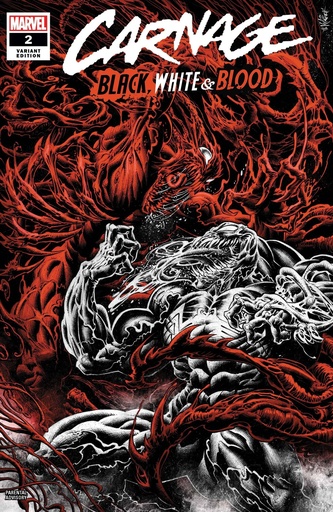 [FEB210561] Carnage: Black White & Blood #2 of 4 (Kyle Hotz Variant)