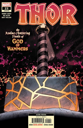 [FEB228725] Thor #23 (2nd Printing Nic Klein Variant)