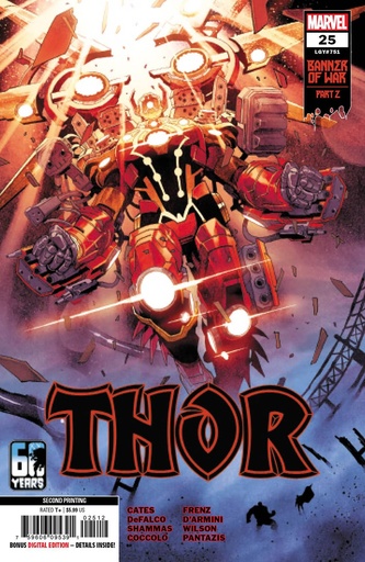 [APR228219] Thor #25 (2nd Printing Martin Coccolo Variant)