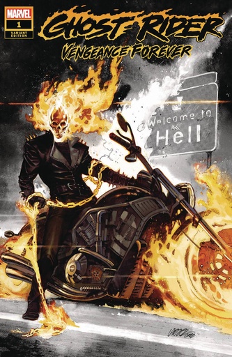 Ghost Rider: Vengeance Forever #1 (Pepe Larraz Previews Exclusive 40th Anniversary Variant)