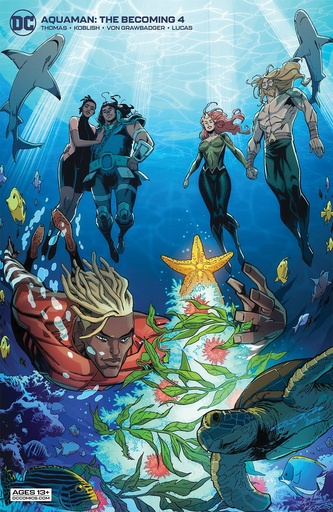 Aquaman: The Becoming #4 of 6 (Cover B Randolph & Lopez Card Stock Variant)