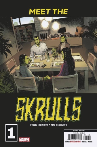 Meet The Skrulls #1 of 5 (2nd Printing Marcos Martin Variant)