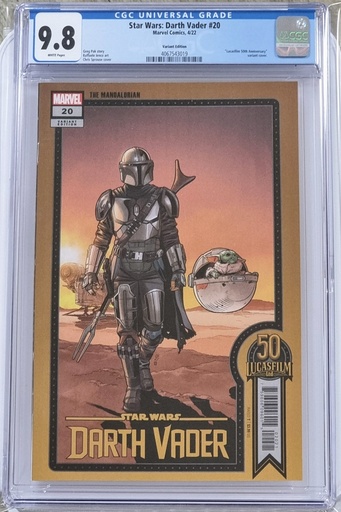 Star Wars: Darth Vader #20 (CGC - Chris Sprouse Lucasfilm 50th Anniversary Variant)