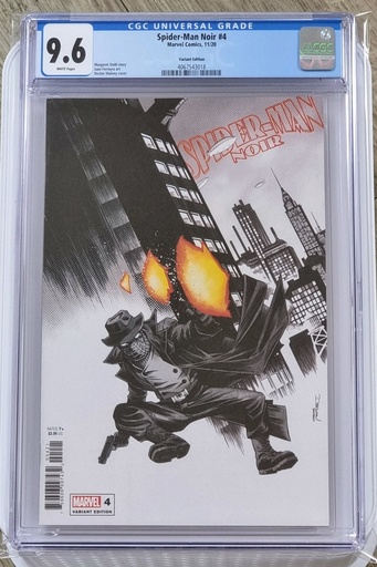 [APR200978-96] Spider-Man Noir #4 of 5 (CGC 9.6 - Shalvey Variant)