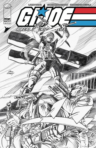 [DEC230480] GI Joe: A Real American Hero #304 (Cover B Andy Kubert B&W Variant)