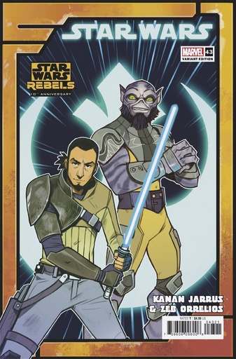 [DEC230743] Star Wars #43 (Wijngaard Jarrus & Web Rebels 10th Anniversary Variant)