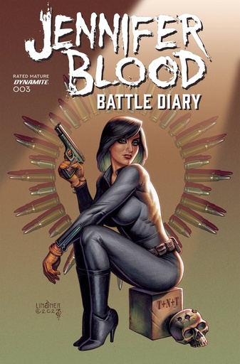 [DEC230368] Jennifer Blood: Battle Diary #3 (Cover A Joseph Michael Linsner)