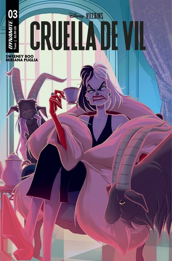 [DEC230317] Disney Villains: Cruella de Vil #3 (Cover A Sweeney Boo)