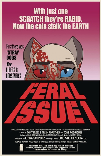 [JAN240285] Feral #1 (Cover B Trish Forster & Tony Fleecs)