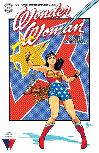 [JUN219276] Wonder Woman 80th Anniversary 100 Page Super Spectacular #1 (Variant Amy Reeder Golden Age Variant)