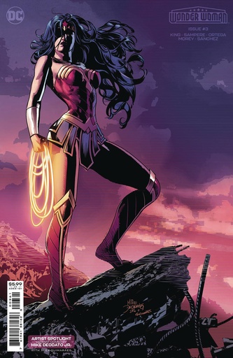 [SEP232833] Wonder Woman #3 (Cover D Mike Deodato Jr Artist Spotlight Card Stock Variant)