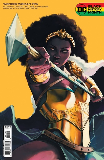 [DEC223127] Wonder Woman #796 (Taj Tenfold Black History Month Card Stock Variant)