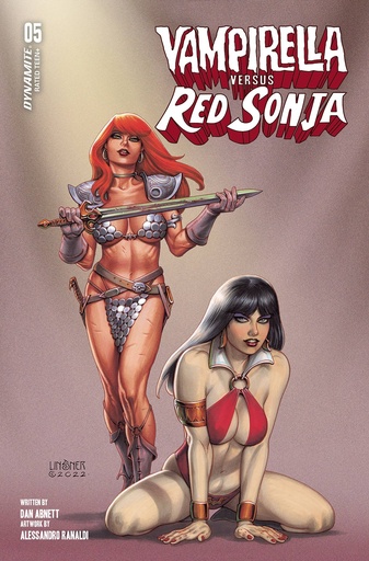 [JAN230758] Vampirella vs. Red Sonja #5 (Cover B Joseph Michael Linsner)