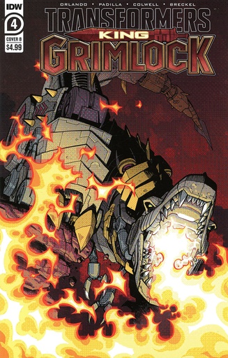 [SEP210485] Transformers: King Grimlock #4 of 5 (Cover B Ilias Kyriazis)