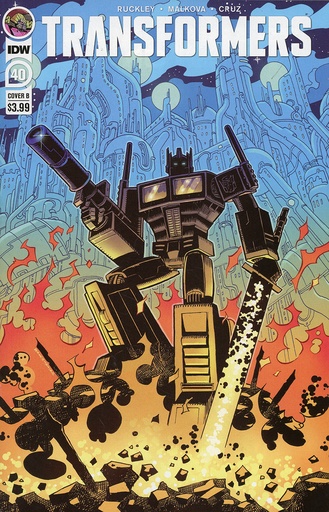 [DEC210541] Transformers #40 (Cover B Nick Brokenshire)