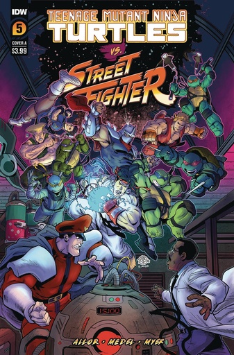 [AUG231439] Teenage Mutant Ninja Turtles vs. Street Fighter #5 of 5 (Cover A Ariel Medel)